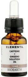 Bioearth Ser pentru față Cofeină+Ginseng 3% - Bioearth Elementa Tone Caffeine + Ginseng Solution 3% 15 ml