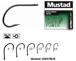 Mustad Carlig Crap Mustad Ultrapoint Bln, Nr 16, 10 Buc Plic (m.10657npbln.16)