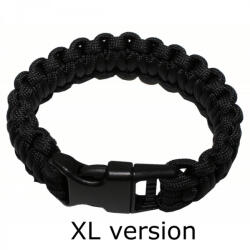 MFH Bratara paracord XL neagra MFH (28173A.L)