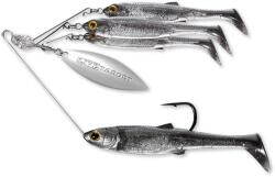 Live Target Spinnerbait Live Target Minnow Ri G, Large, 14 G, Smoke, Silver (f.lt.mnsr14lg850)