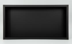 BALNEO Wall-Box One Black raft de nișă 60 cm negru OB-BL3 (OBBL3)