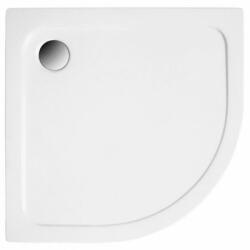 Polimat Standard cădiță de duș semirotundă 80x80 cm alb 00786