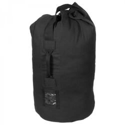 MFH Sac militar US duffle bag, volum 100 litri, 100% bumbac, negru (30505A) - outdoor