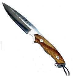 NIETO Cutit Nieto Roadrunner, Maner Maslin, Lama Otel Inox 130 Mm, Cu Teaca (h.n8908)
