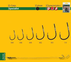 Gamakatsu Carlige Forjate Gamakatsu G-carp Special Black, Nr 4, 10 Buc Plic (gk.146828.4)