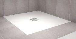 POLYSAN Flexia cădiță de duș pătrată x90 cm alb 71546MAT (71546MAT)