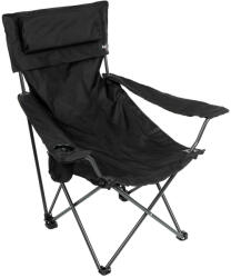 Fox Outdoor Scaun pliabil camping Fox Outdoor Deluxe, cordura, negru, perna inclusa, max 150 kg, cu husa (31881A)
