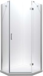 Besco Viva cabină de duș luciu/sticlă transparentă V5P-90-195-C