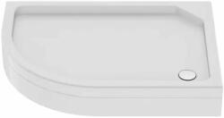 New Trendy New Maxima cădiță de duș semirotundă 120x85 cm alb B-0341 (B0341)