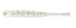 MUSTAD Grub Mustad Aji Micro Plu 5 Cm Clear Silver Glitter, 15 Buc Plic (f1.m.plu2002)