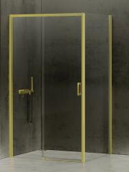 NEW TRENDY Prime Light Gold cabină de duș 100x70 cm dreptunghiular auriu luciu/sticlă transparentă D-0420A/D-0222B (D0420A/D0222B)