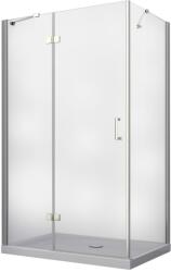 Besco Viva cabină de duș 120x90 cm dreptunghiular crom luciu/sticlă transparentă VPL-129-195C (VPL129195C)