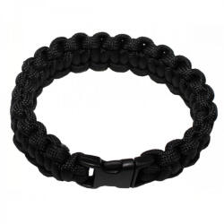 MFH Bratara paracord neagra MFH (28163A.L)