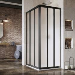 RAVAK Supernova uși de duș 80 cm culisantă negru mat/sticlă cu model 15V403R2ZG (15V403R2ZG)