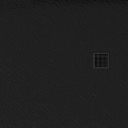New Trendy Mori cădiță de duș pătrată 90x90 cm negru B-0402 (B0402)