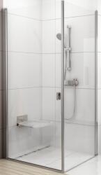 RAVAK Chrome perete de duș 80 cm satin mat/sticla transparentă 9QV40U00Z1 (9QV40U00Z1)