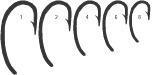 Mustad Carlig Mustad Bbs Curved, Cu Ochet, Nr 6, 10 Buc Plic (m.60556nptx.6)