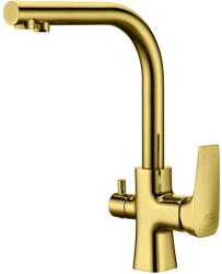 Blue Water Tivoli baterie de bucatarie cu filtru pe picior aur/aur vechi 5901730616521 (5901730616521)