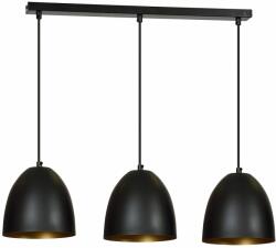 Emibig Lenox lampă suspendată 3x60 W negru-auriu 410/3 (4103)