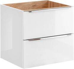 Comad Capri White dulap 60x46x57 cm sub chiuveta pe perete alb-stejar CAPRIWHITE820BFSC (CAPRIWHITE820BFSC)