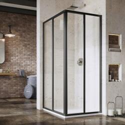RAVAK Supernova uși de duș 75 cm culisantă negru mat/sticlă transparentă 14V303O2Z1 (14V303O2Z1)