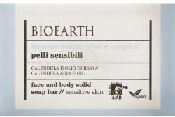 Bioearth Săpun de corp „Calendulă și ulei de orez - Bioearth Calendula&Rice Oil Face&Body Soap 150 g