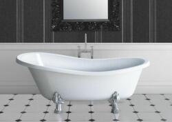 Besco Amelia cadă freestanding 189x76.5 cm ovală alb #WKA-190W+C (#WKA190WC)