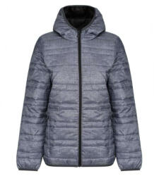 Regatta RETRA531 WOMENS HOODED PACKAWAY FIREDOWN JACKET (retra531grm/bl-m) - polokozpont