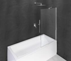 POLYSAN Modular Shower paravan cadă 80 cm o piesă crom luciu/sticlă transparentă BMS1-80 (BMS180)