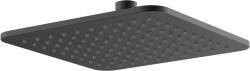 Omnires SlimLine cap de duș 20x20 cm pătrat negru WG220/OBL (WG220OBL)