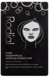 Rodial Mască din țesătură pentru față, cu cărbune - Rodial Snake Oxygenating & Cleansing Bubble Sheet Mask 22 g