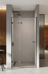 NEW TRENDY Eventa Black Chrome uși de duș 110 cm înclinabilă negru luciu/sticlă transparentă EXK-6133 (EXK6133)