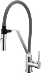 INVENA Terra baterie bucătărie pe picior crom-grafit/gri BZ-54-L05 (BZ54L05)