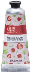 Bioearth Cremă de corp „Căpșuni și aloe - Bioearth Family Strawberry & Aloe Body Cream 75 ml
