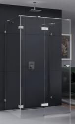 NEW TRENDY Eventa cabină de duș 100x90 cm dreptunghiular crom luciu/sticlă transparentă EXK-4585 (EXK4585)