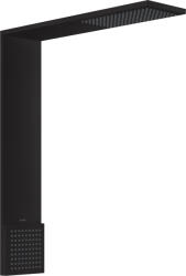 Hansgrohe ShowerComposition cap de duș cu braț 42.4x11 cm dreptunghiular negru 12593670 (12593670)