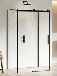 NEW TRENDY Softi Black cabină de duș 110x100 cm dreptunghiular negru mat/sticlă transparentă EXK-3995 (EXK3995)