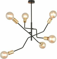 Emibig Bolt lampă de tavan 6x15 W negru-auriu 1125/6 (11256)
