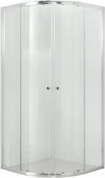 Hagser Andrea cabină de duș 80x80 cm semicircular crom luciu/sticlă transparentă HGR90000020