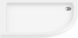 New Trendy Maxima cădiță de duș semirotundă 100x80 cm alb B-0334(L)