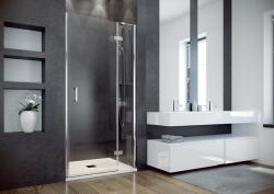 Besco Viva uși de duș 100 cm înclinabilă crom luciu/sticlă transparentă DVP-100-195C (DVP100195C)