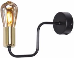 Kaja Kuga lampă de perete 1x60 W negru-auriu K-4943 (K4943)