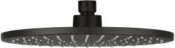 Oltens Atran cap de duș 22x22 cm rotund negru mat 37004300 (37004300)