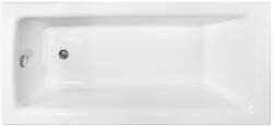Besco Talia Slim cadă dreptunghiulară slim 150x70 cm alb #WAT-150-SL (#WAT150SL)