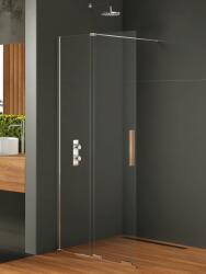 NEW TRENDY Smart perete cabină de duș walk-in 100 cm crom luciu/sticla transparentă EXK-4087