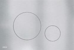 Alca Flat buton de spălare pentru WC oţel TURN-ALUNOX (TURNALUNOX)