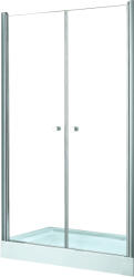 Besco Sinco Due uși de duș 80 cm înclinabilă crom luciu/sticlă transparentă DSD-80 (DSD80)