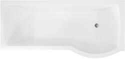 Besco Inspiro cadă cu paravan 160x70 cm partea dreaptă alb #WAI-160-NPR