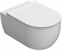 Globo Mode vas wc agăţat fără margine alb lucios MES02BI (MES02BI)
