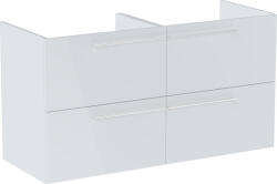 Roca Ella dulap 118.5x44.6x63.5 cm sub chiuveta pe perete alb A857772806 (A857772806)